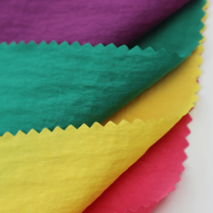 Waterproof Nylon Crinkle Fabric Crepe Fabricfor Down Jacket