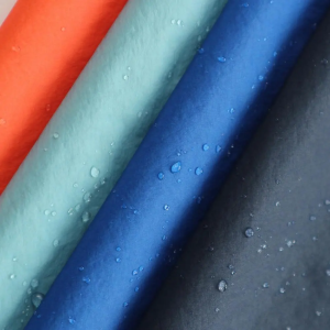 3 Layers DTY 20D Nylon Crinkle Fabric with TPE Laminated Fabric