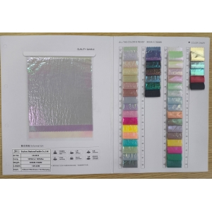 ✨ Rainbow Strip Hot Stamping Fabric